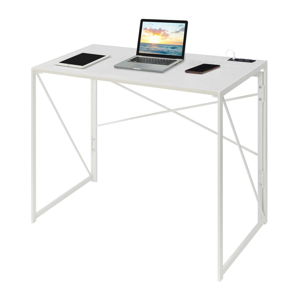 Xtra Folding Desk with Charging Station, R7-138. Picture 2