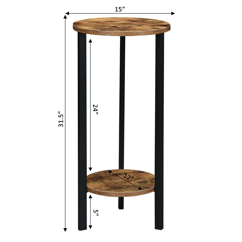 Graystone 31 inch 2 Tier Plant Stand. Picture 4