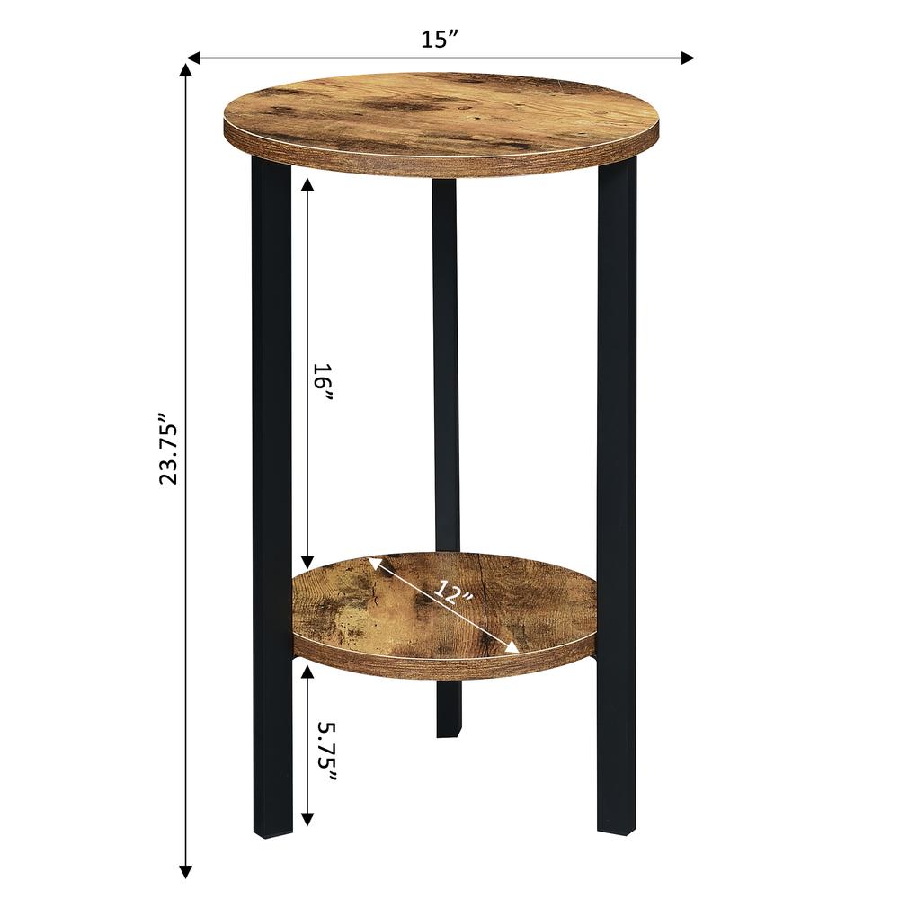 Graystone 24 inch 2 Tier Plant Stand. Picture 4