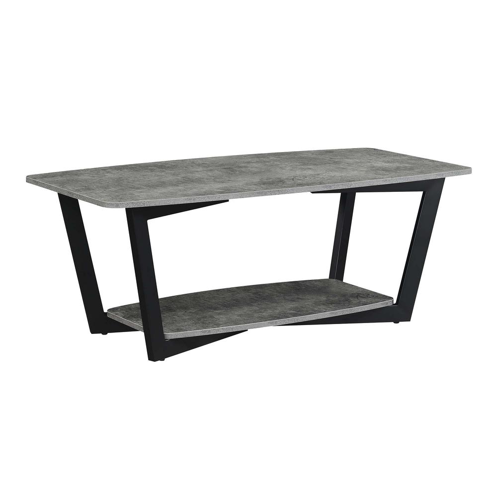 Graystone Coffee Table with Shelf,. Picture 1