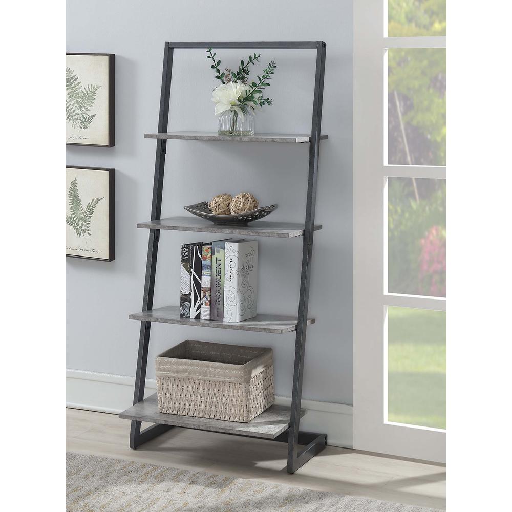 Graystone 4 Tier Ladder Bookcase/shelf. Picture 1
