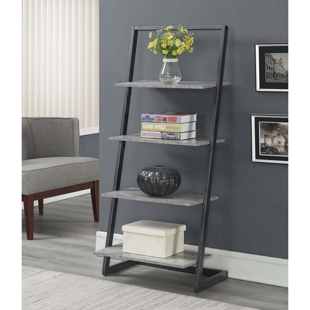 Graystone 4 Tier Ladder Bookcase/shelf. Picture 3
