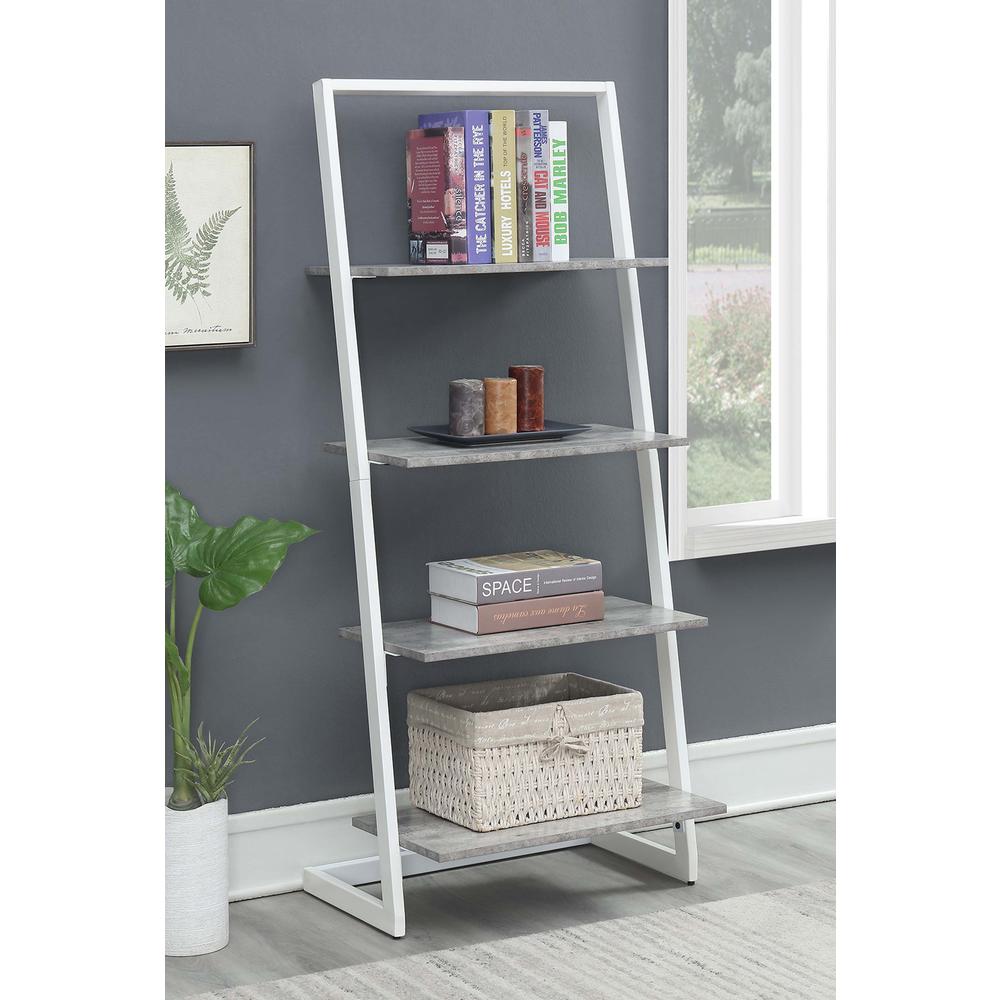 Graystone 4 Tier Ladder Bookcase/shelf. Picture 1