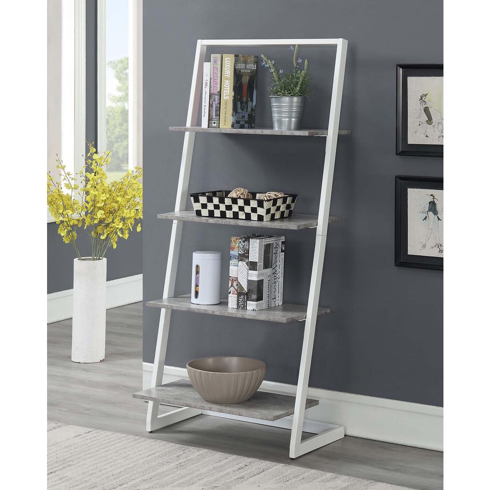 Graystone 4 Tier Ladder Bookcase/shelf. Picture 2
