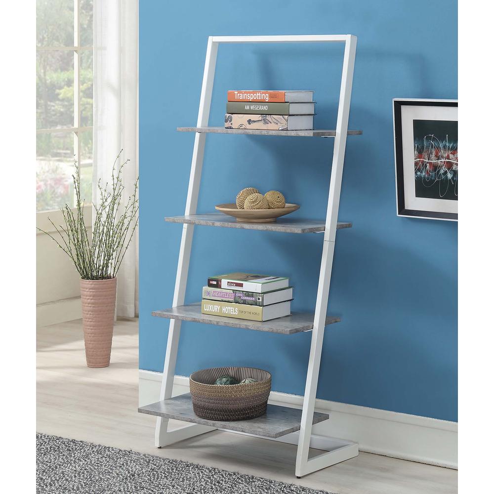 Graystone 4 Tier Ladder Bookcase/shelf. Picture 3