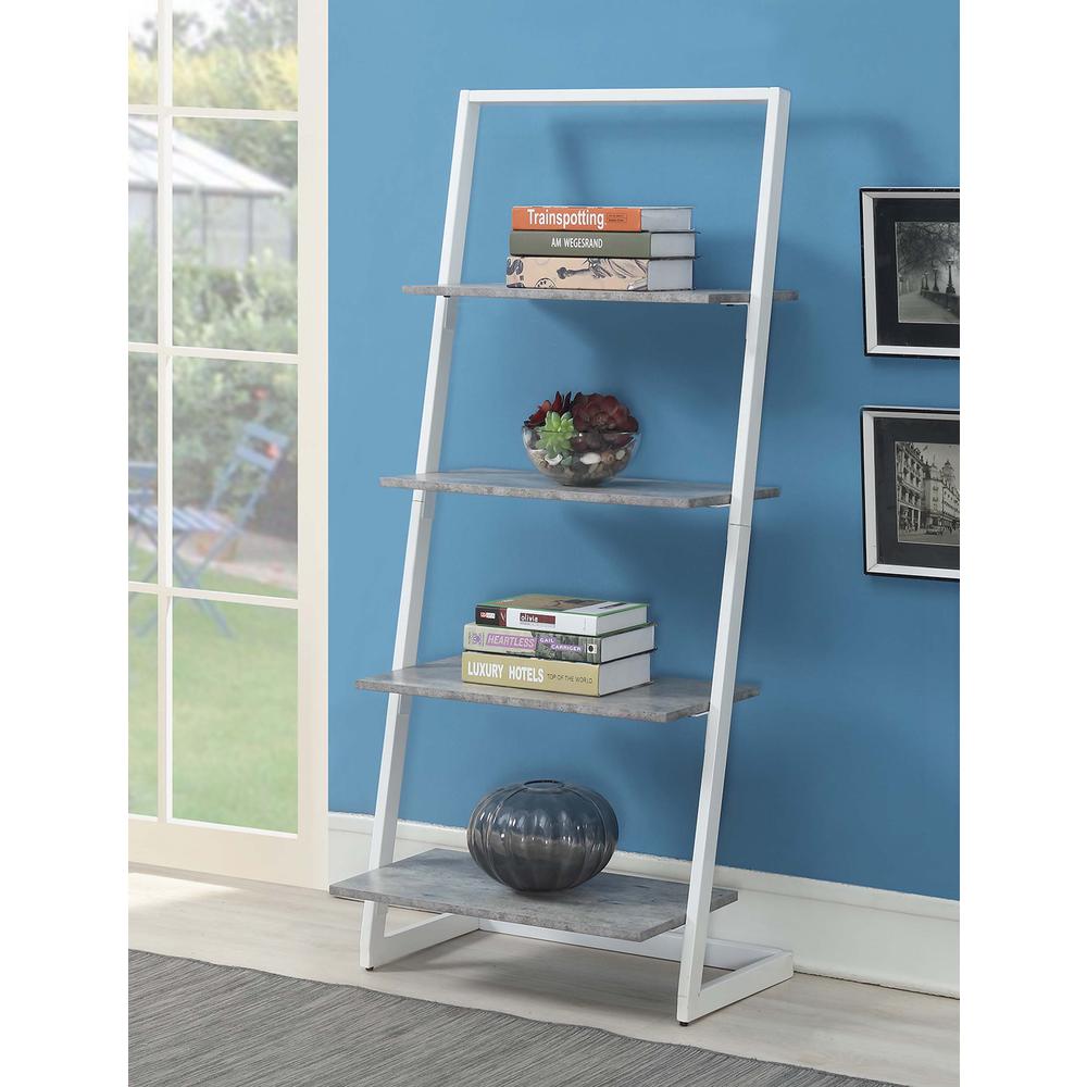 Graystone 4 Tier Ladder Bookcase/shelf. Picture 4
