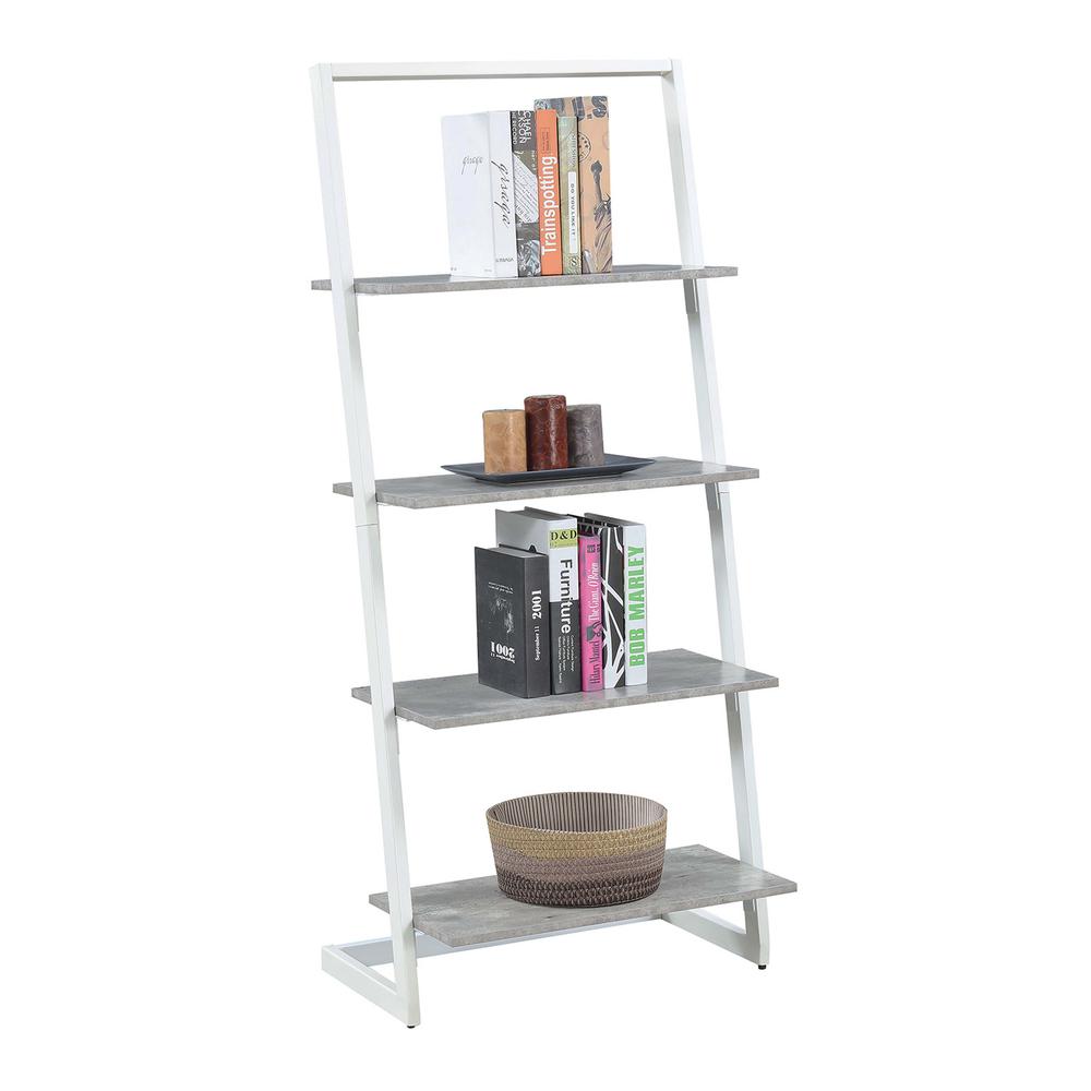 Graystone 4 Tier Ladder Bookcase/shelf. Picture 5