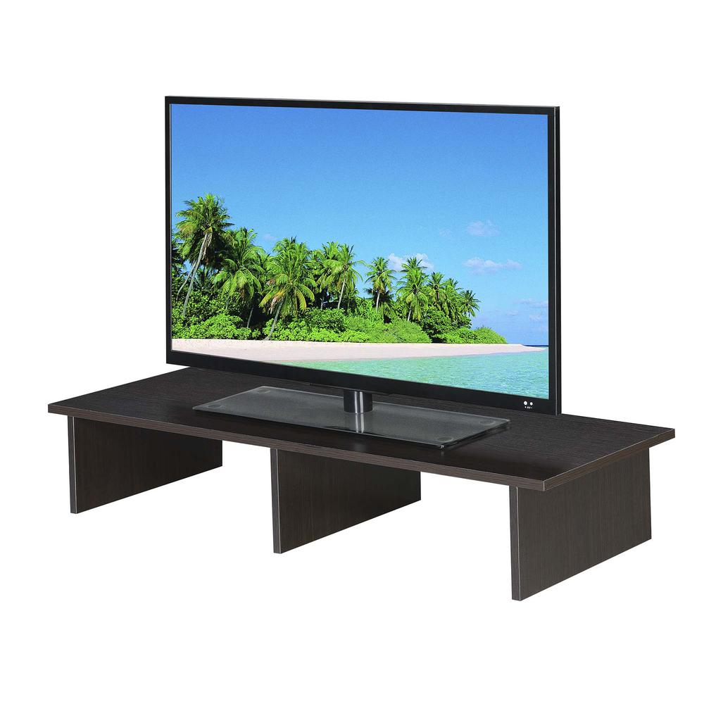 Designs2Go TV/Monitor Riser for TVs up to 46 Inches Espresso. Picture 1