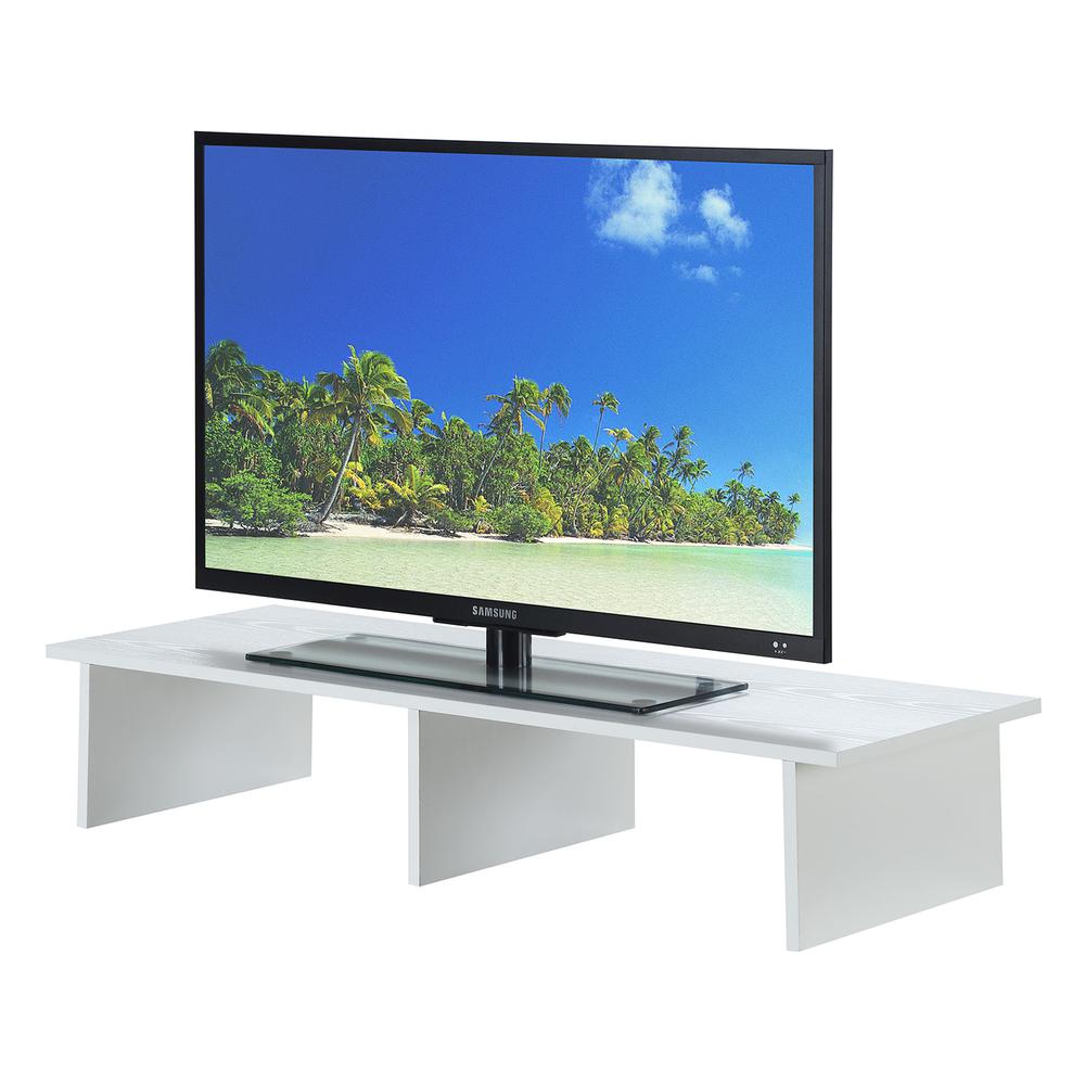 Designs2Go TV/Monitor Riser for TVs up to 46 Inches White. Picture 3