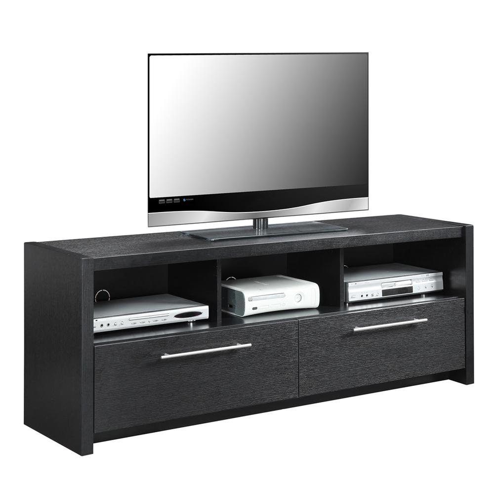 Newport Marbella 60 inch TV Stand with Cabinets & Shelves. Picture 2