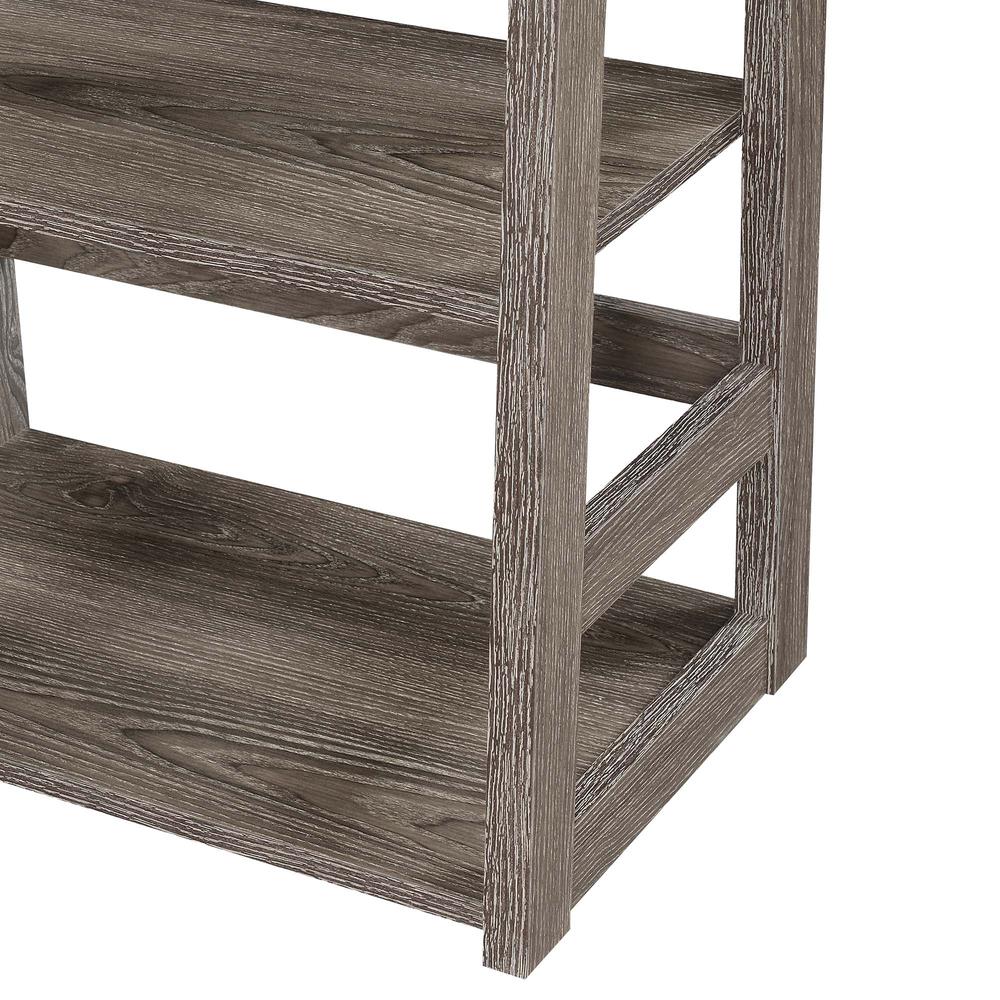 Designs2Go Trestle Bookcase in Weathered Gray. Picture 2