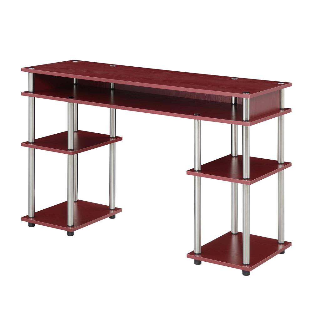 Designs2Go No Tools Student Desk with Shelves, R4-0539. Picture 1