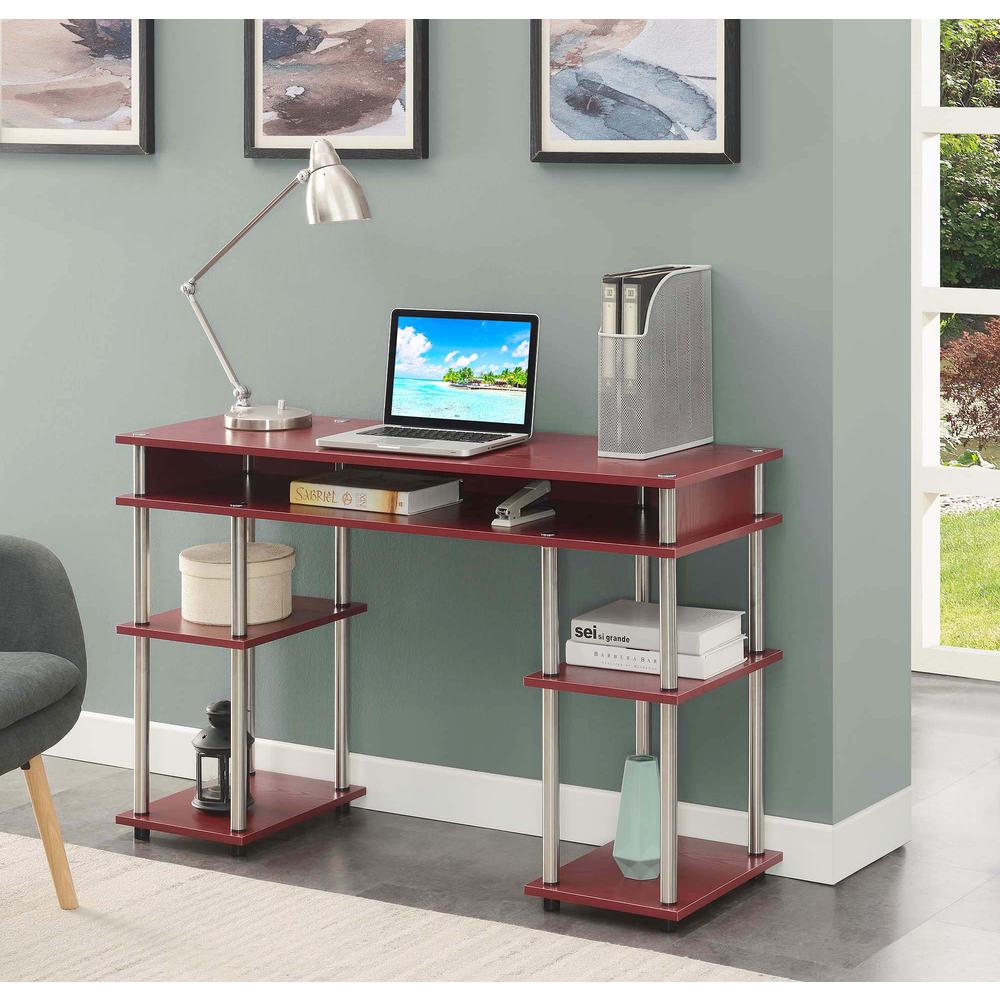 Designs2Go No Tools Student Desk with Shelves, R4-0539. Picture 3