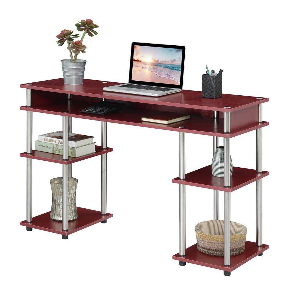 Designs2Go No Tools Student Desk with Shelves, R4-0539. Picture 2
