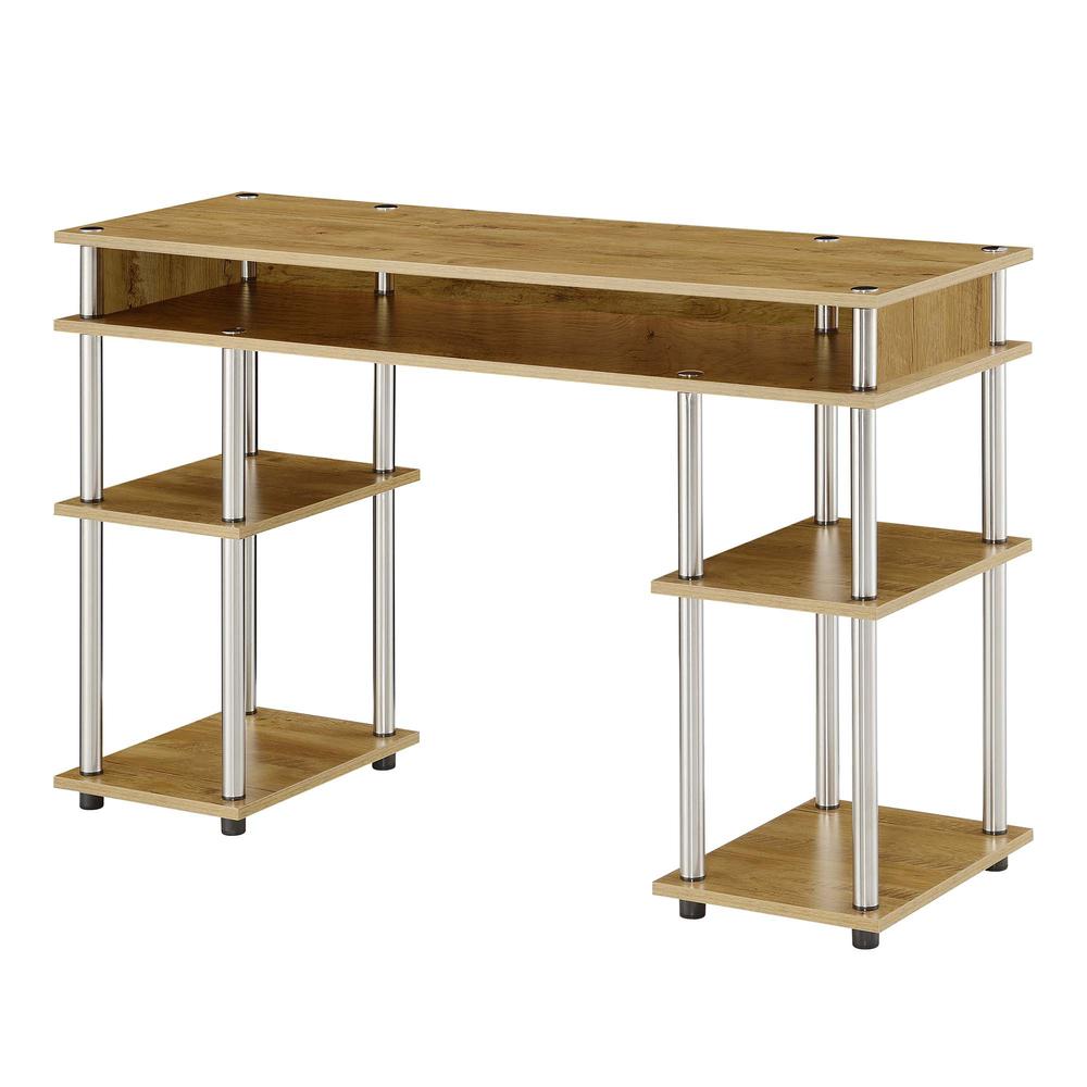 Designs2Go No Tools Student Desk with Shelves, R4-0541. Picture 1