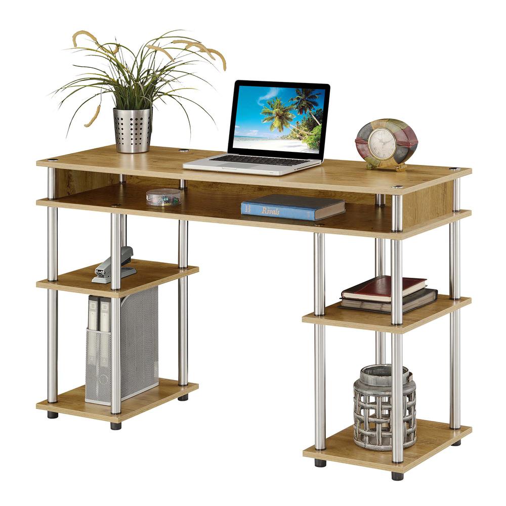 Designs2Go No Tools Student Desk with Shelves, R4-0541. Picture 3