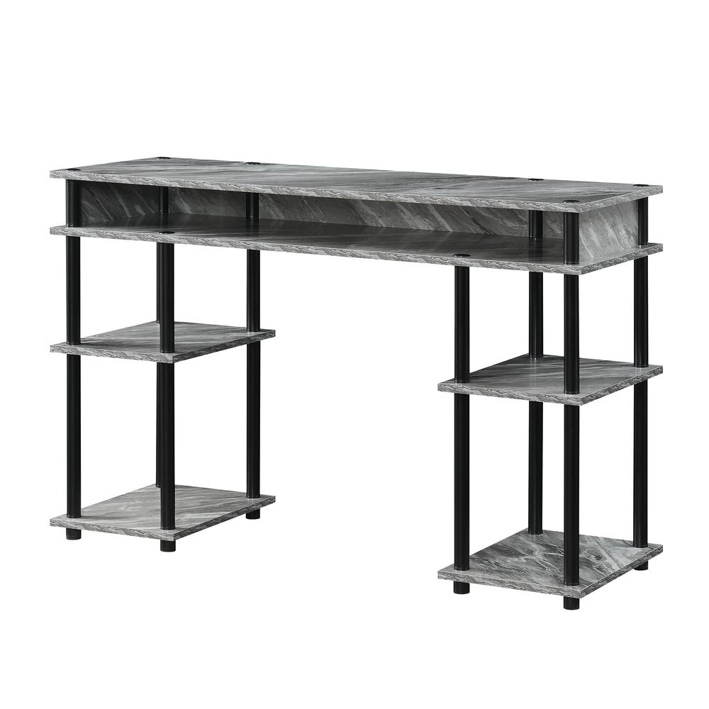 Designs2Go No Tools Student Desk with Shelves. Picture 1