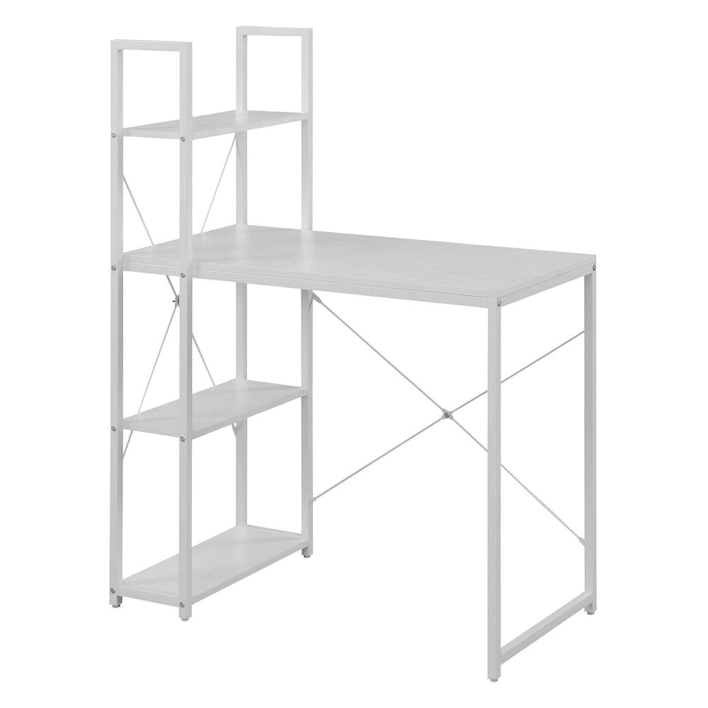 Designs2Go Office Workstation with Shelves, R4-0558. Picture 1