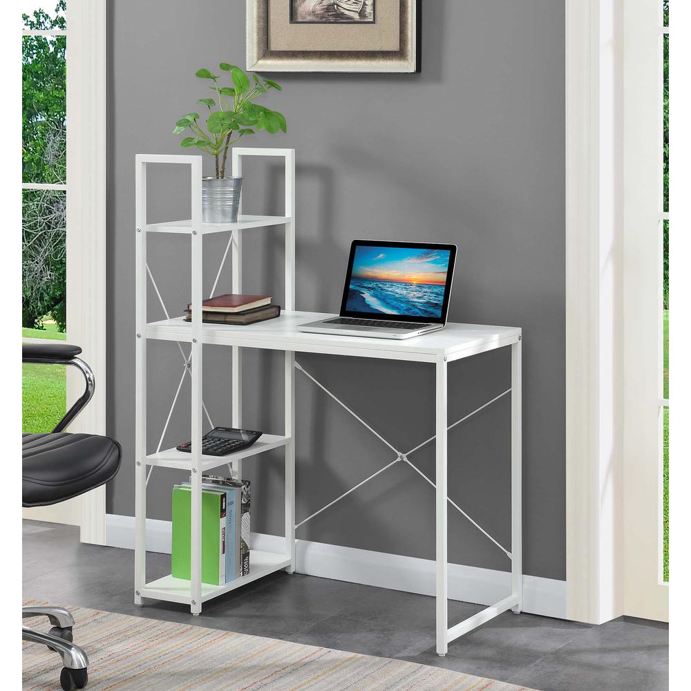 Designs2Go Office Workstation with Shelves, R4-0558. Picture 3