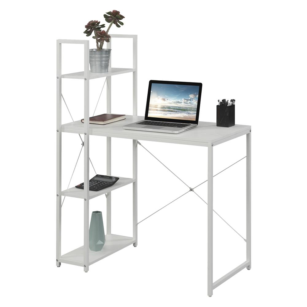 Designs2Go Office Workstation with Shelves, R4-0558. Picture 2