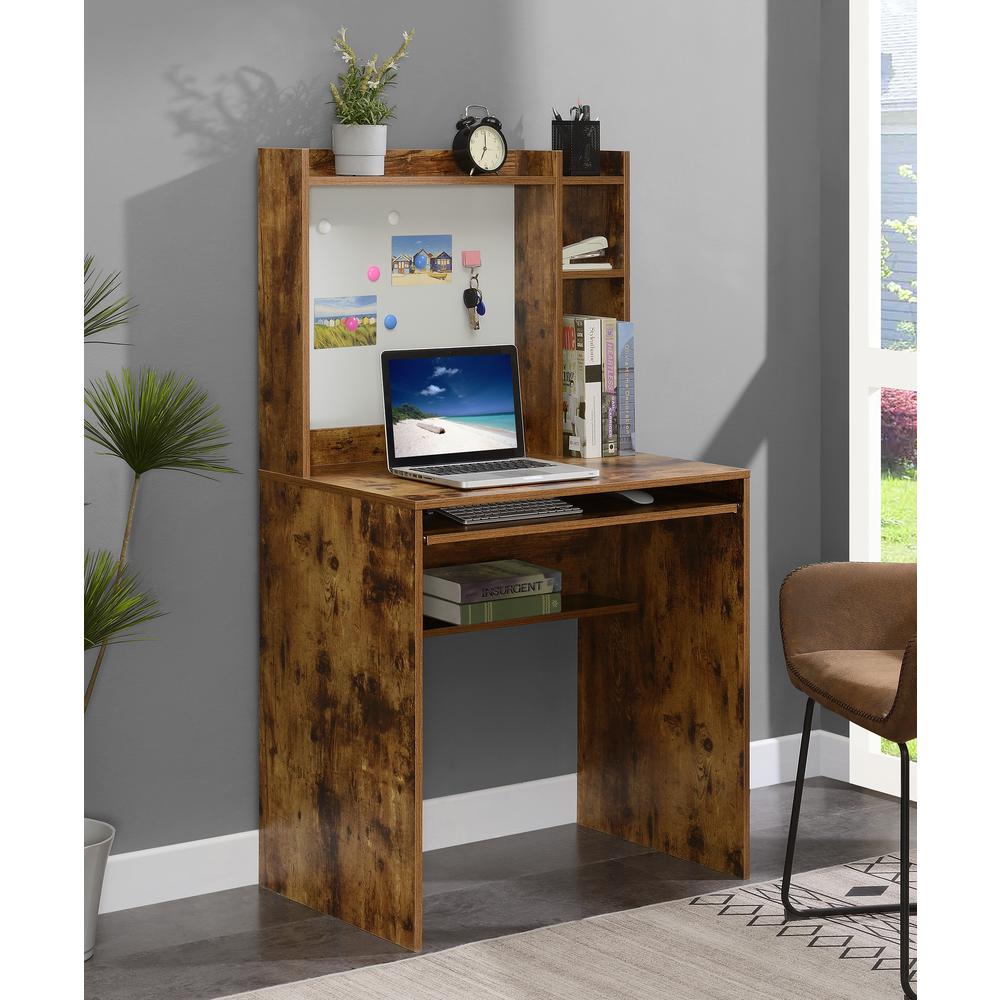 Designs2Go Student Desk with Magnetic Bulletin Board and Shelves, Barwood. The main picture.