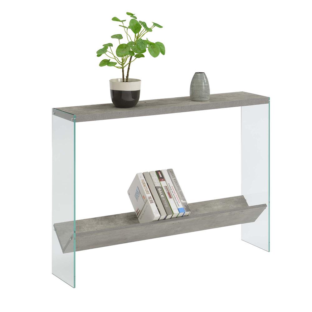 SoHo V Console Table w/ Shelf. Picture 2
