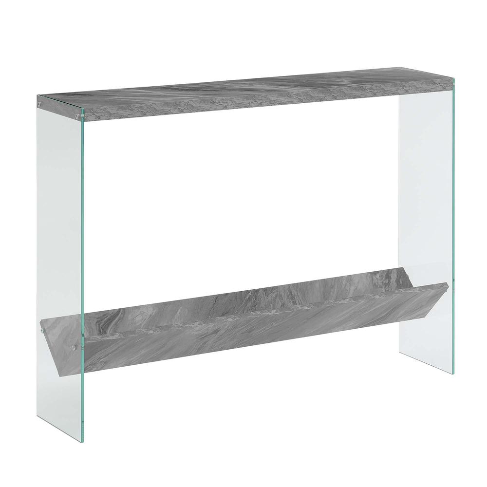 SoHo V Console Table with Shelf. Picture 3