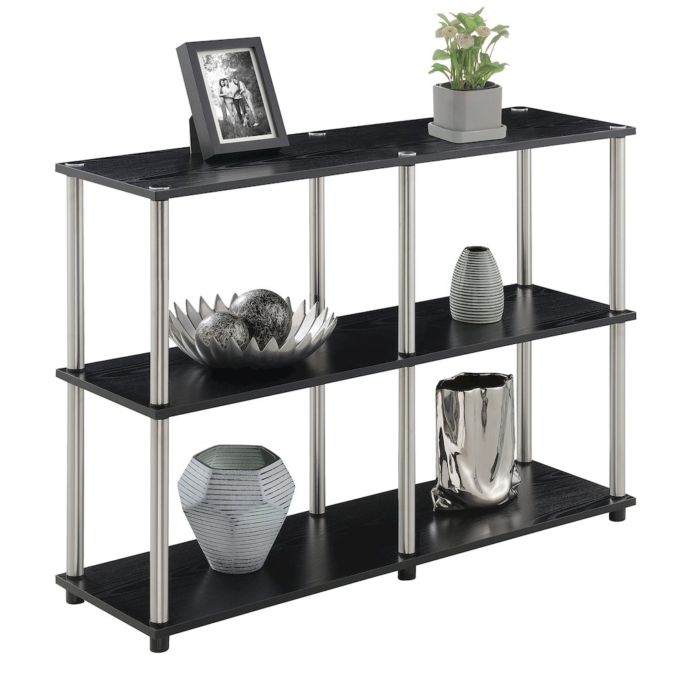 Designs2Go No Tools Console Table with Shelves. Picture 2