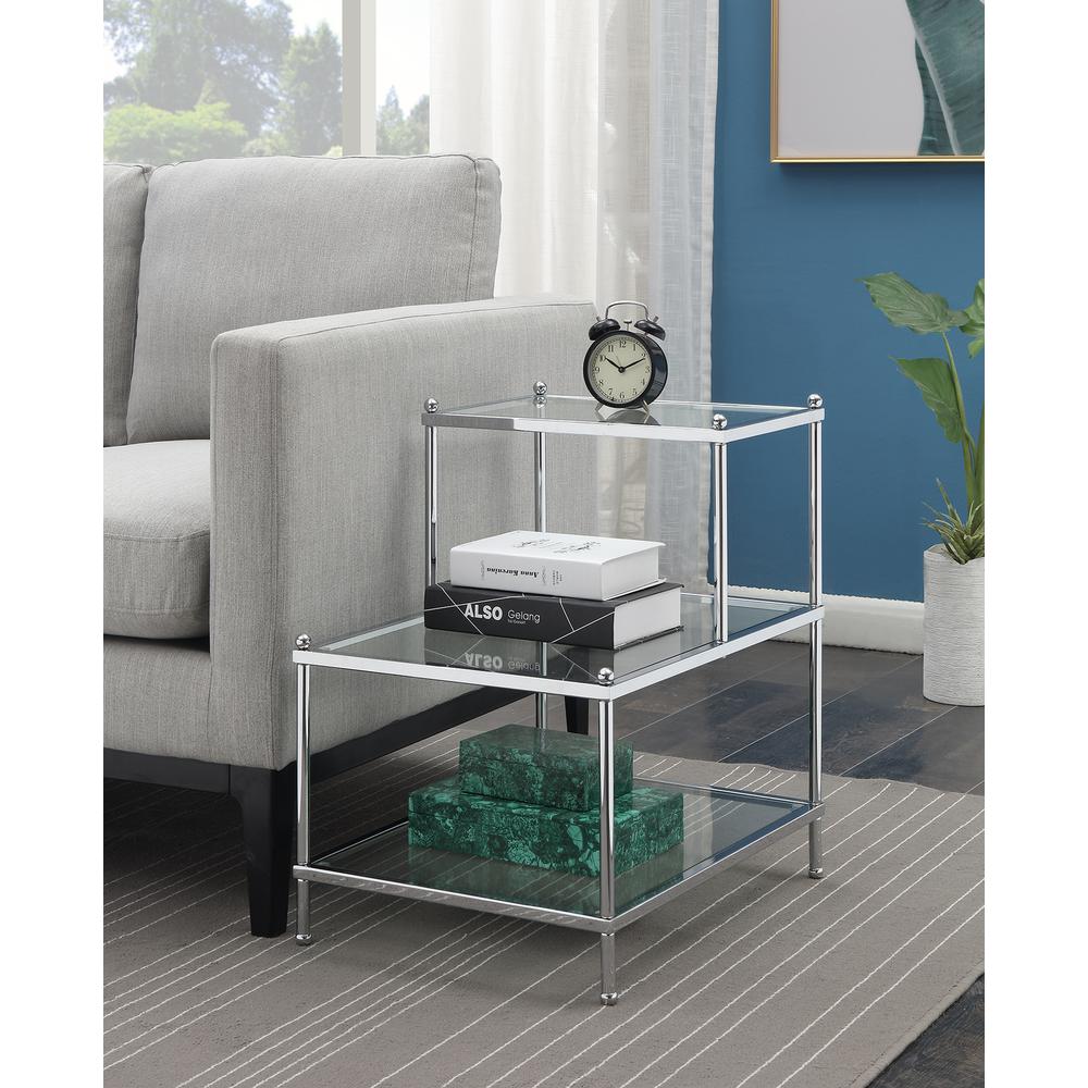 Royal Crest 3 Tier Step End Table. Picture 4