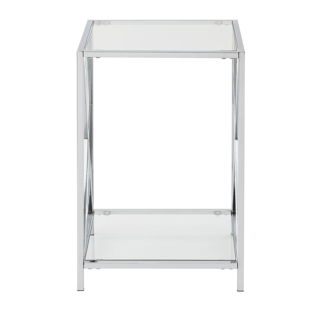 Oxford Chrome End Table. Picture 4