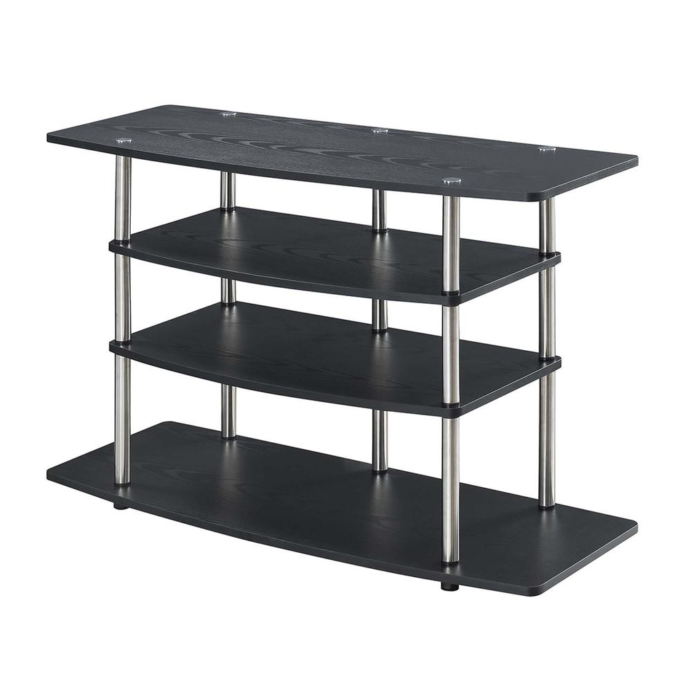 Designs2Go No Tools Wide Highboy TV Stand. Picture 8