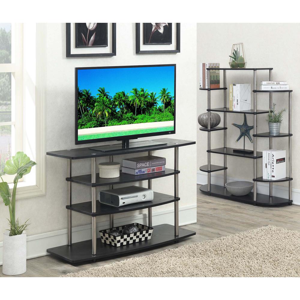 Designs2Go No Tools Wide Highboy TV Stand. Picture 4