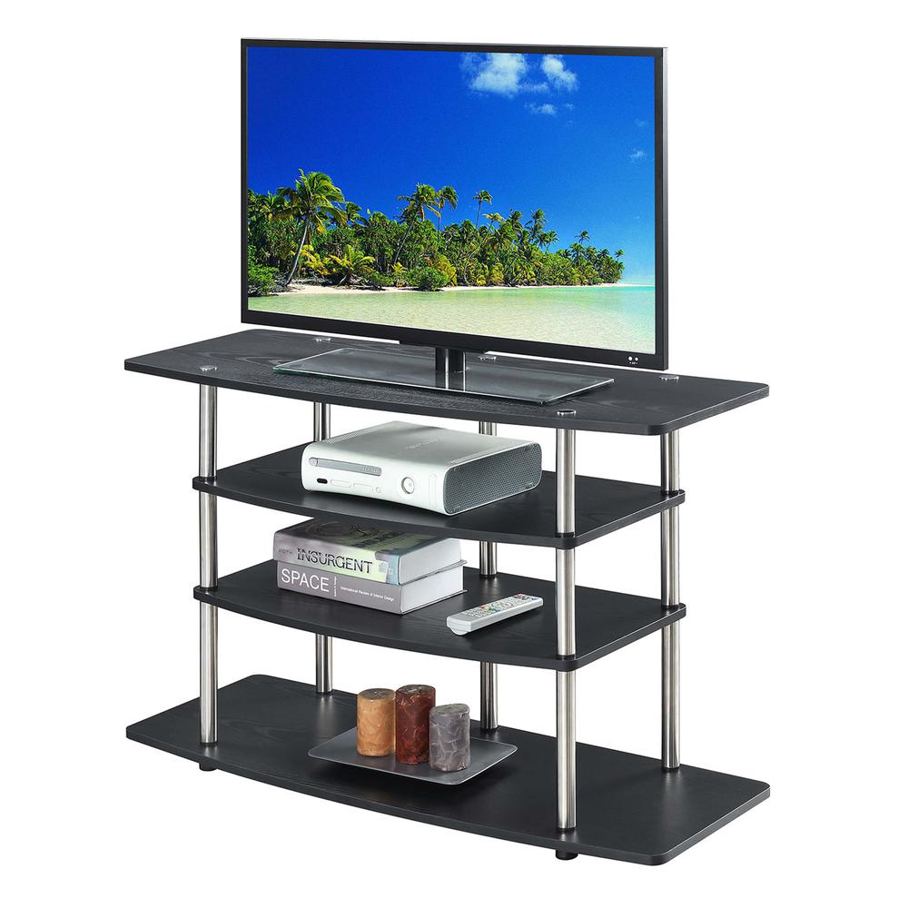 Designs2Go No Tools Wide Highboy TV Stand. Picture 6
