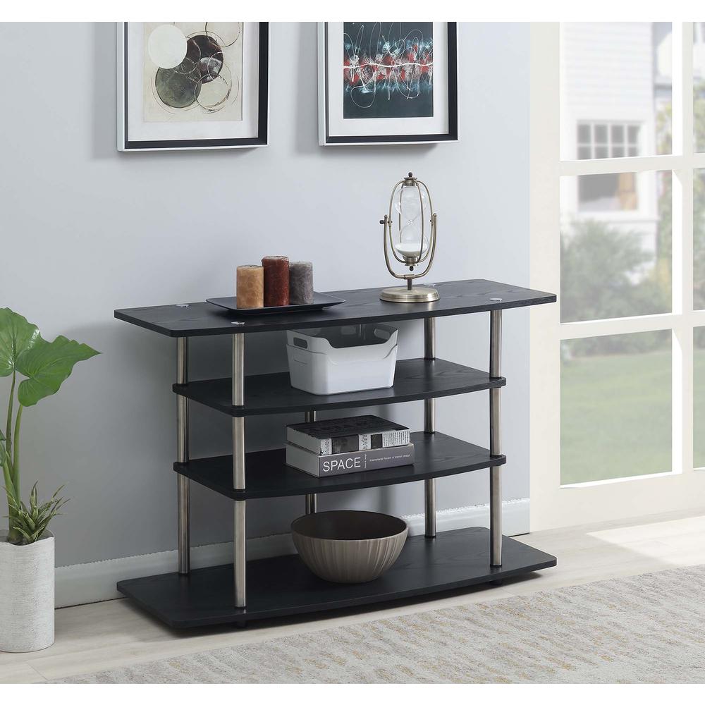Designs2Go No Tools Wide Highboy TV Stand. Picture 5