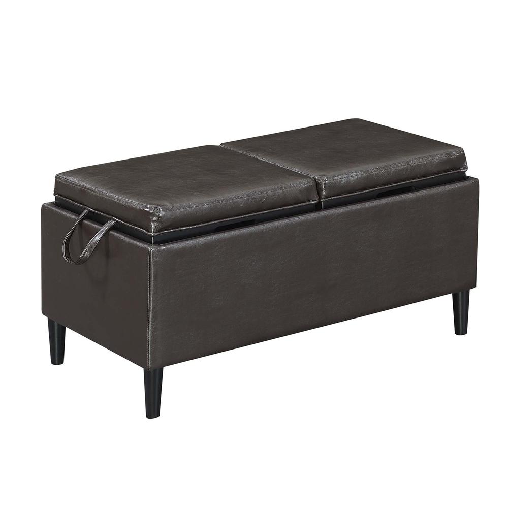 Designs4Comfort Magnolia Storage Ottoman with Trays. Picture 4