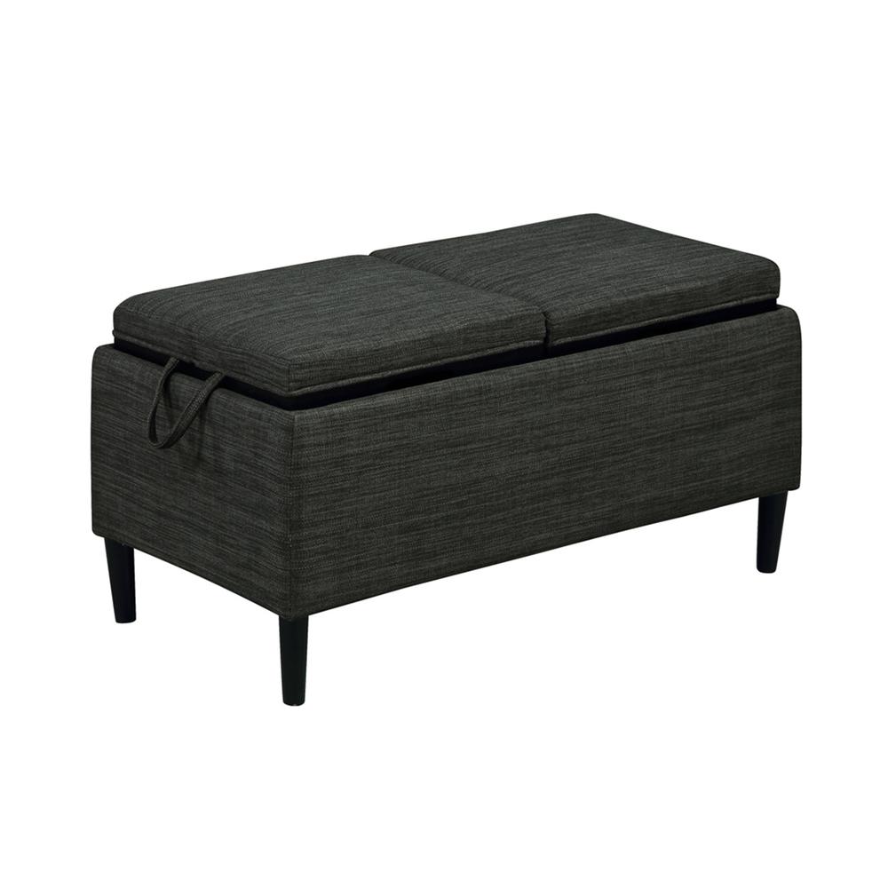 Designs4Comfort Magnolia Storage Ottoman with Reversible Trays. Picture 1