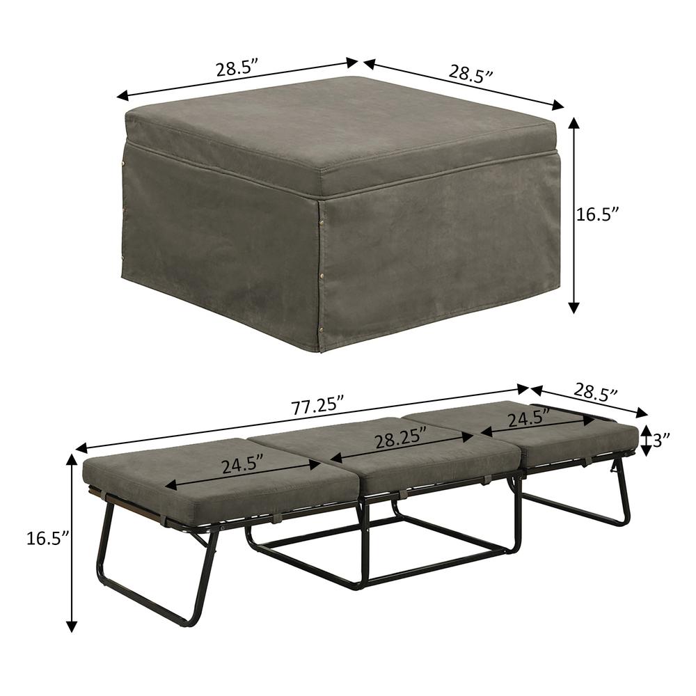 Folding Bed Ottoman Coffee Table. Picture 10
