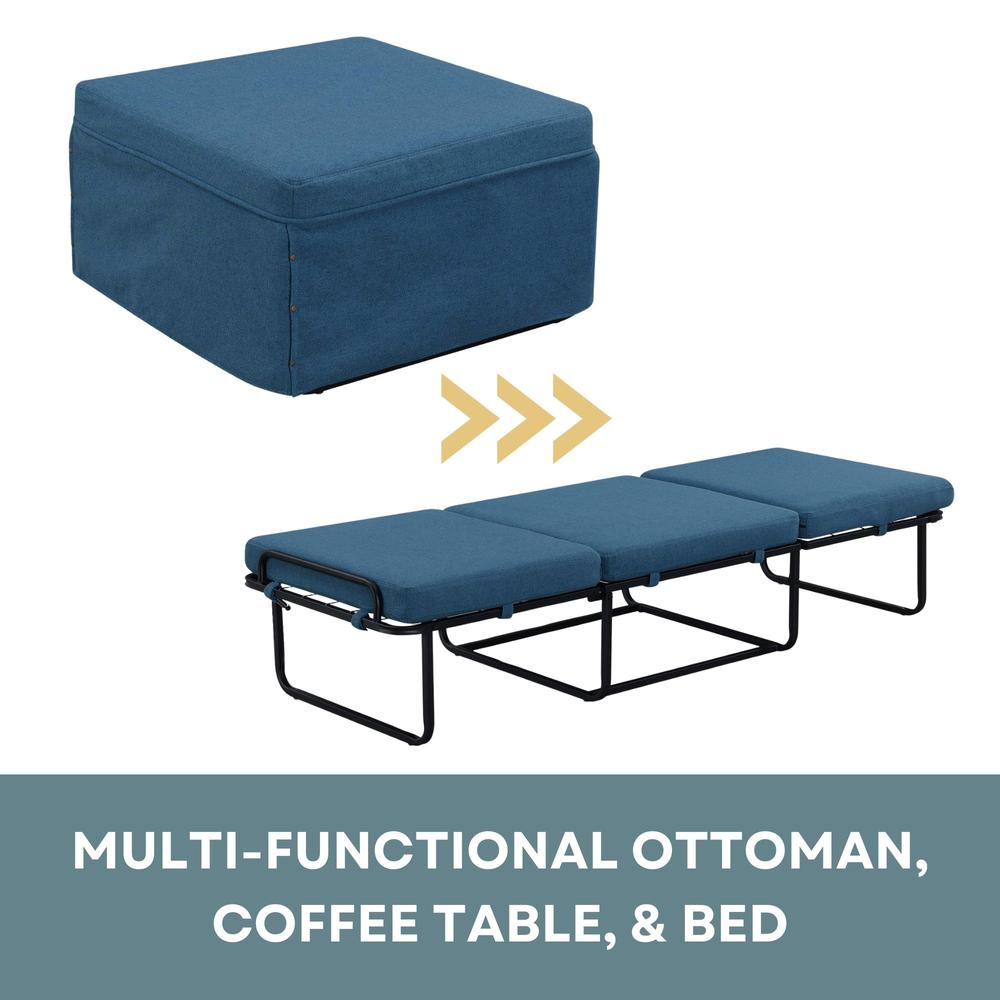 Folding Bed Ottoman Coffee Table. Picture 7