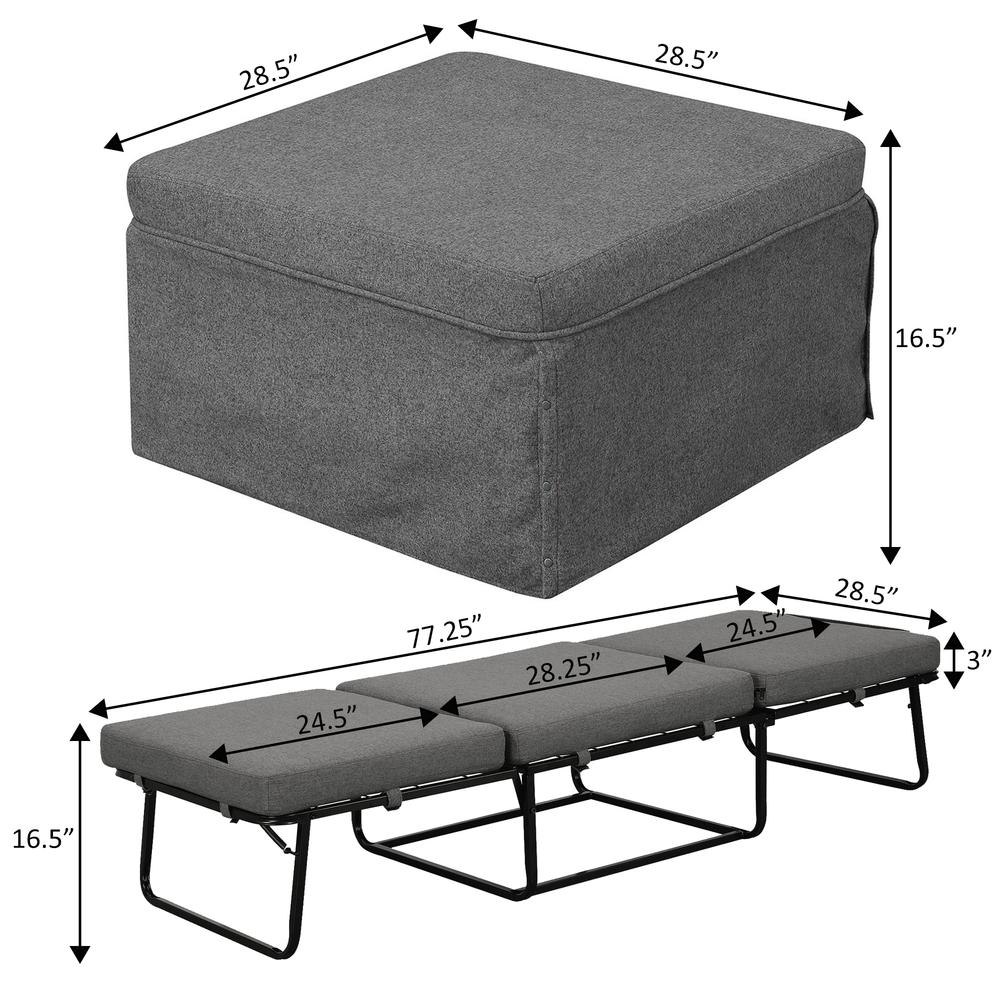 Folding Bed Ottoman Coffee Table. Picture 11