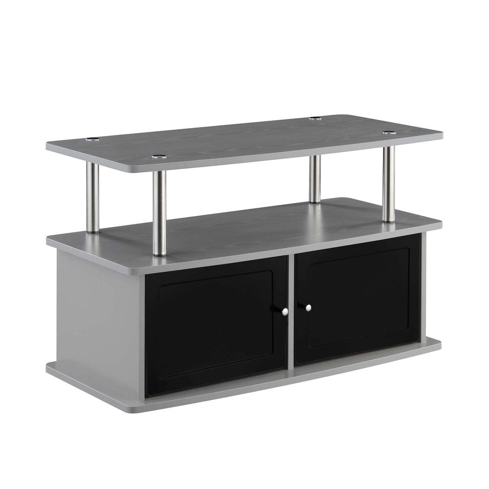 Designs2Go TV Stand with 2 Storage Cabinets and Shelf, R5-262. Picture 1
