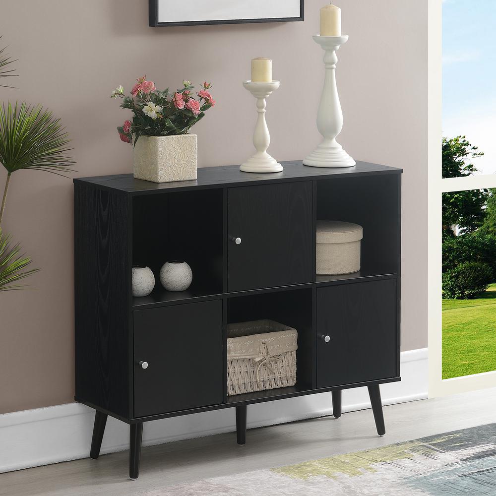 Xtra Storage 3x2 3 Door Cabinet Console Table. Picture 3