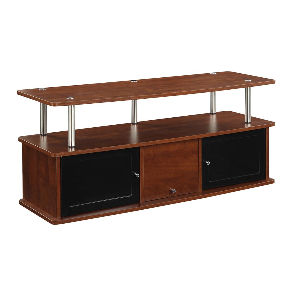Designs2Go TV Stand with 3 Cabinets. Picture 1