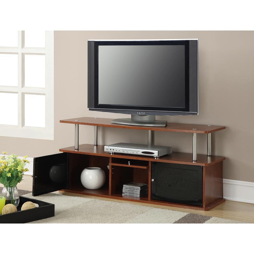 Designs2Go TV Stand with 3 Cabinets. Picture 2