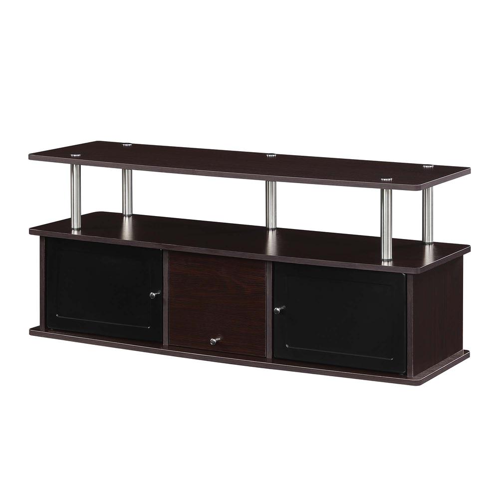 Designs2Go TV Stand with 3 Cabinets. Picture 1