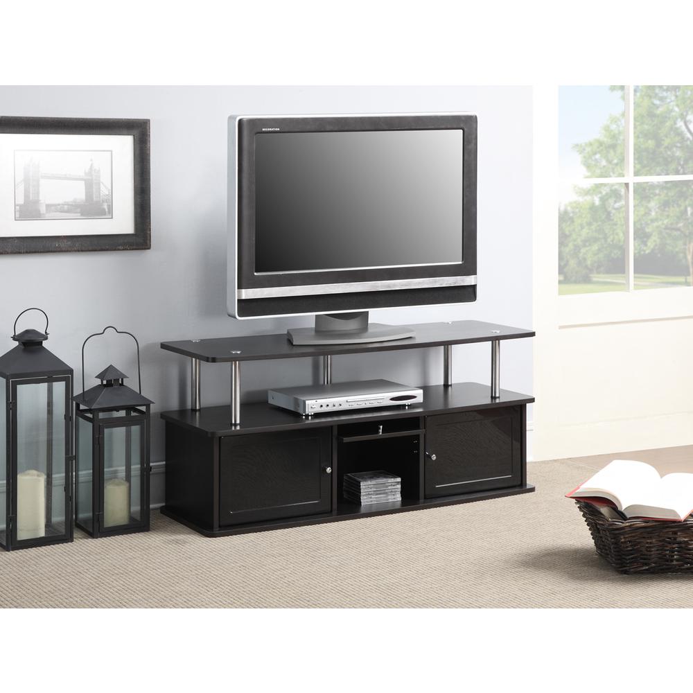 Designs2Go TV Stand with 3 Cabinets. Picture 2