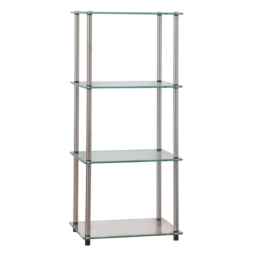 Designs2Go Classic Glass 4 Tier Tower. Picture 1