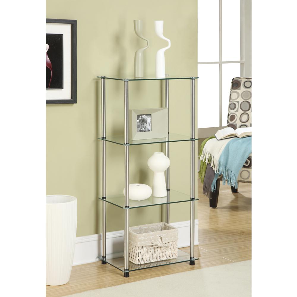 Designs2Go Classic Glass 4 Tier Tower. Picture 2