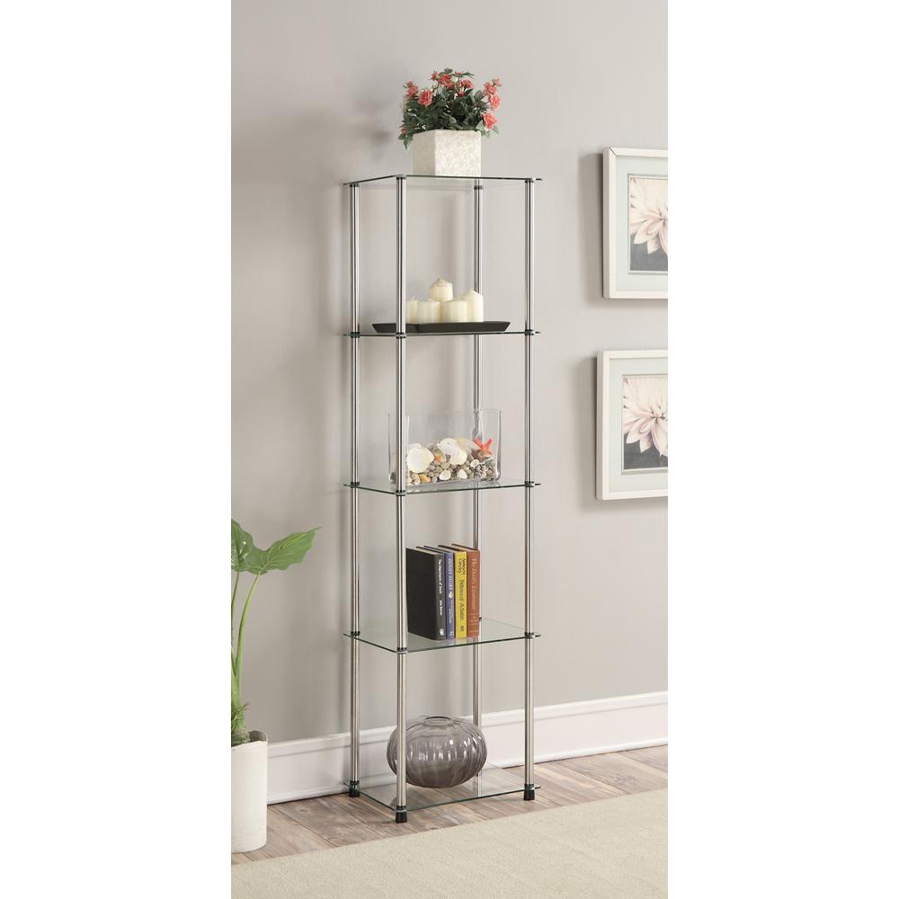Designs2Go Classic Glass 5 Tier Glass Tower. Picture 3