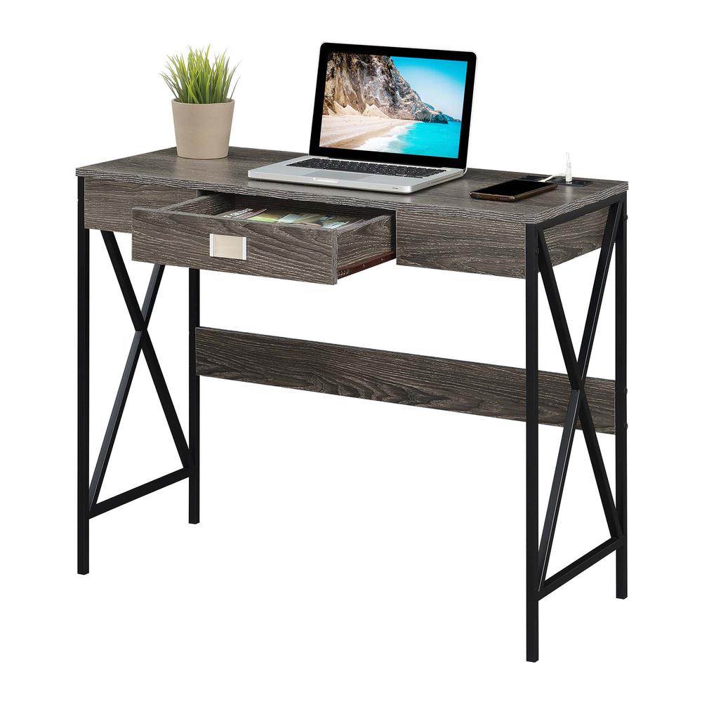 Tucson 36 inch Desk with Charging Station. Picture 4