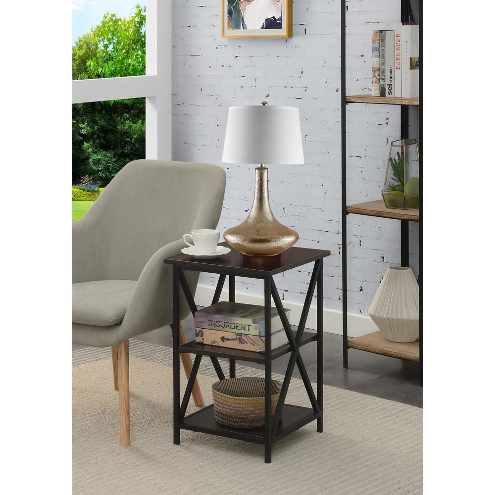 Tucson End Table with Shelves, R4-0547. Picture 2